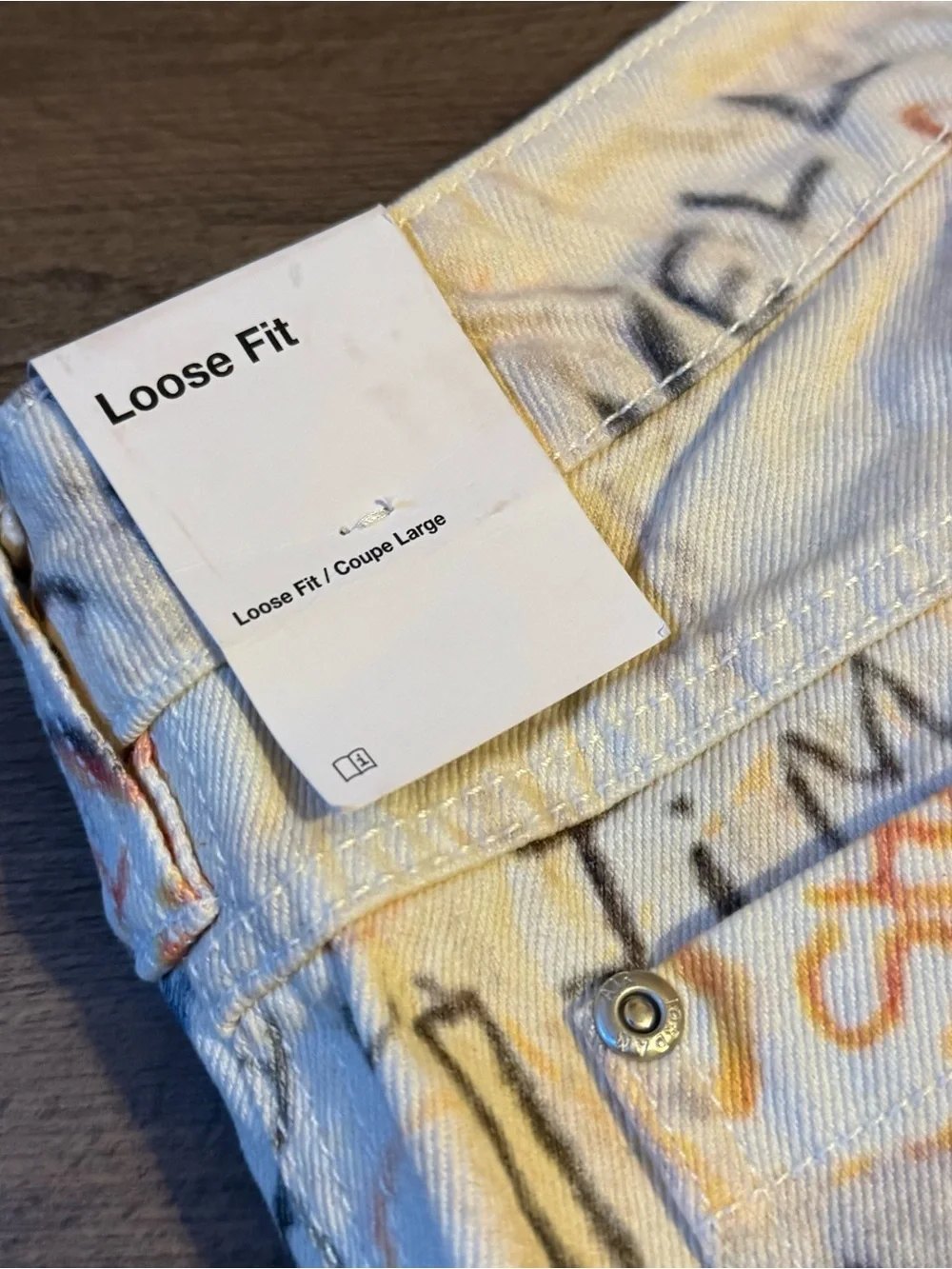 Air Jordan Men's Loose Fit Playground Print Carpenter Pants Size Medium NWT